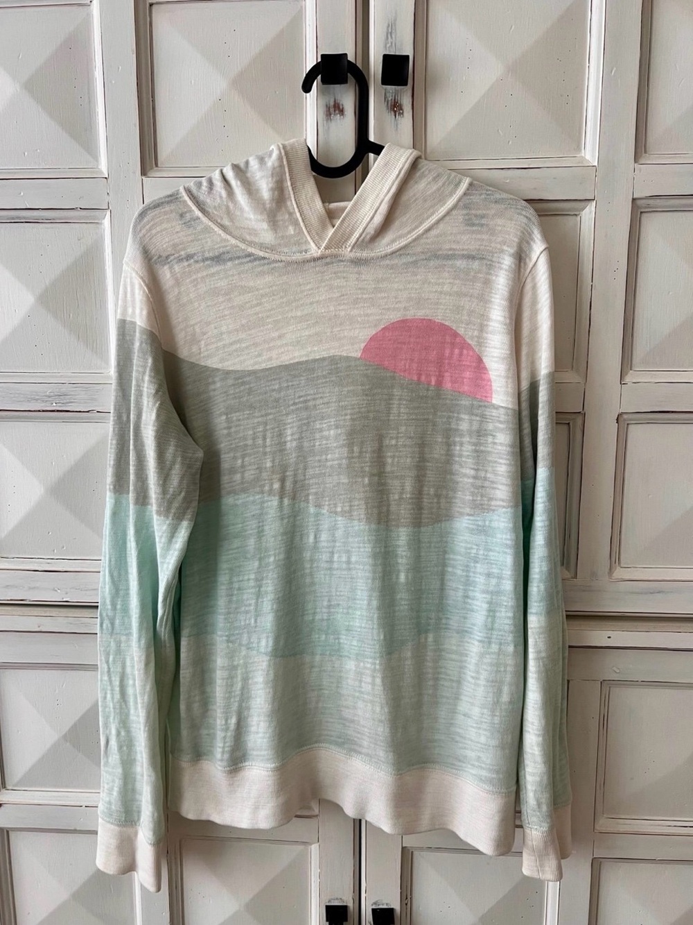 Faherty Soleil Sun & Wave Slub Hoodie.